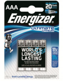 Energizer Pack de 4 piles Lithium AAA Ultimate