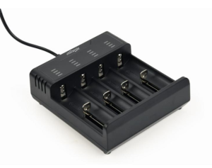 EnerGenie Chargeur de batterie rapide Ni-MH + Li-Ion, noir - BC-USB-02