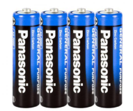 Panasonic Pack de 4 piles Heavy Duty LR6 Mignon AA BULK