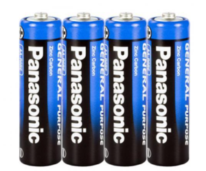 Panasonic Pack de 4 piles Heavy Duty LR6 Mignon AA BULK