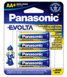 Panasonic Pack de 4 piles Alcaline Mignon AA LR06 1.5V Blister LR6EGE/4BP