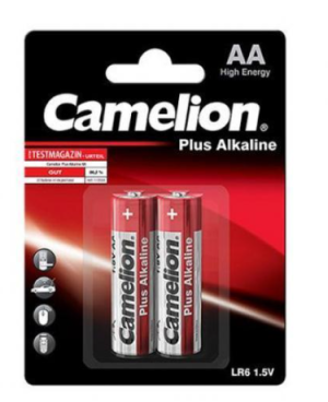 Camelion Paquet de 2 piles Plus Alkaline LR6 Mignon AA