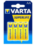 Varta Pack de 4 piles Superlife R06 Mignon AA