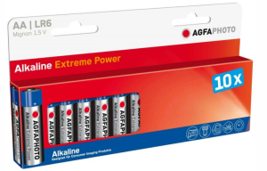 AGFAPHOTO Pack de 10 piles Power Alkaline Micro AAA