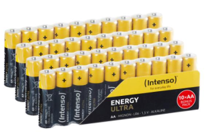 Intenso Pack de 40 piles Energy Ultra AA Mignon LR6 Alkaline