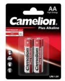 Camelion Paquet de 2 piles Plus Alkaline LR6 Mignon AA