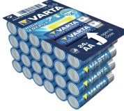 Varta Pack de 24 piles Alk. Mignon AA LR06 1.5V Retail Box 04906 301 124