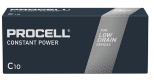 Duracell Pack de 10 piles Baby PROCELL Constant , C, LR14, 1.5V