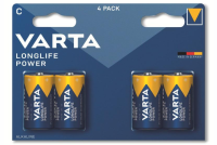 Varta Pack de 4 piles Baby C, Alkaline, , LR14, 1.5V Longlife Power Blister