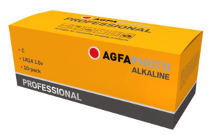 AGFAPHOTO Professional Pack de 10 piles Baby C Battery Alkalne 1.5V