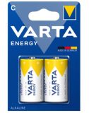 Varta Pack de 2 piles Baby, C Alkaline, , LR14, 1.5V - Energy, Blister