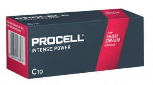 Duracell Pack de 10 piles Baby PROCELL Intense , C, LR14, 1.5V