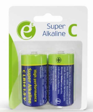 EnerGenie Paquet de 2 piles Alkaline C EG-BA-LR14-01