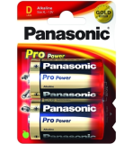 Panasonic Pack de 2 piles Alcaline Mono Blister D LR20 1.5V LR20PPG/2BP