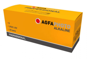 AGFAPHOTO Pack de 10 piles Professional Mono D Battery Alkaline 1.5V