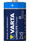 Varta Paquet de 4 piles Alkaline, Mono,D, LR20, 1.5V Longlife Power, Blister