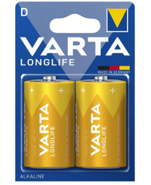 Varta Paquet de 2 piles Alkaline Mono D Longlife Blister 04120 110 412