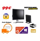 Ordinateur De Bureau HP T620 AMD DC GX-217GA 1.65GHZ - 120 Go SSD - 4gb -Wifi - Windows...