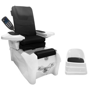 Pédispa Fauteuil Pédicure Massage Intégré NOIR