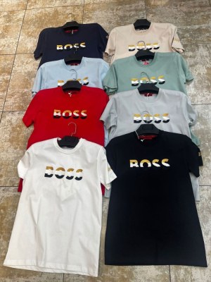 T-shirts pour hommes de diverses marques connues : Lacoste/Ralph Lauren/Armani/Boss/Bur...