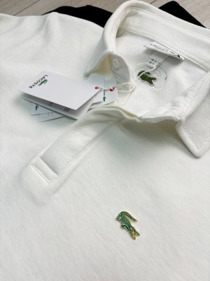 Sweat-shirt zippé col montant en interlock Lacoste