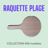 LOT GABARIT RAQUETTES DE PLAGE EN BOIS