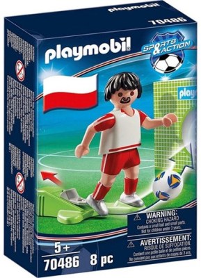 Playmobil Sports & Action Joueur Pologne 9.5x14.5cm EAN 4008789704863