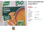 Knoor soupe potiron bio brique 300 ml