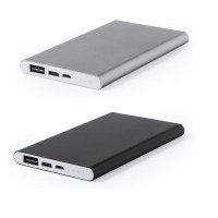 Power Bank "Dicker" en Aluminium - Objet publicitaire AVEC ou SANS logo - Cadeau client...