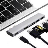 ADAPTATEUR 7in1 HUB USB-C HDMI SD POUR MACBOOK PRO / AIR H7