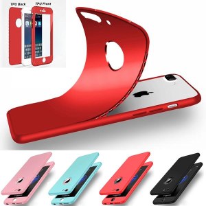 Destockage Coque de protection intégrale en silicone 2 en 1 pour Apple iPhone