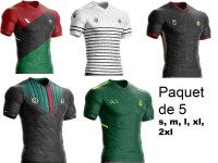 Maillot de football palestine, maroc, guadeloupe, tunisie, egypte...