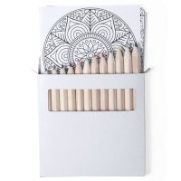 Set Crayon de Couleur Mandala Boltex - Objet publicitaire AVEC ou SANS logo - Cadeau cl...