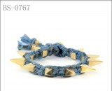 Grossiste bracelet shamballa spike coton