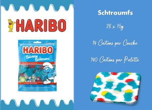 Haribo Sachets 75g - Schtroumphs