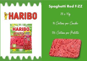 Haribo Sachets 70g - Spaghetti Red Fizz