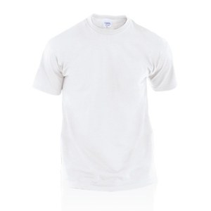 T-Shirt Adulte Blanc Hecom en Coton - Objet publicitaire AVEC ou SANS logo - Cadeau cli...