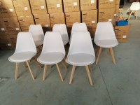 Chaise style scandinave blanche