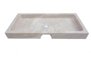 Travertin Classique Beige Evier 100x50 cm