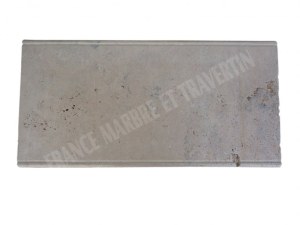 Travertin Beige Couvertine avec goutte d'eau 30,5x61 cm