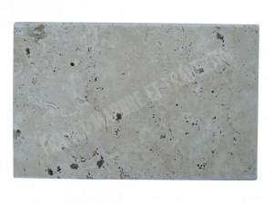 Travertin Beige Couvertine Goutte d'eau 40,6x61 cm