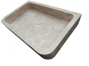 Travertin Classique Beige Évier 100x65 cm