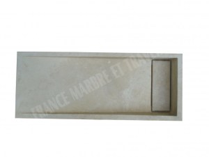 Travertin Classique Beige Evier 100x40 cm