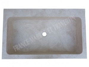 Travertin Classique Beige Evier 100x60 cm