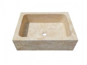 Travertin Classique Beige Evier 60x45 cm Boucharde