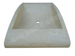 Travertin Classique Beige Evier 64x40 cm