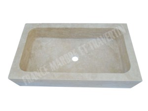 Travertin Classique Beige Evier 70x40 cm