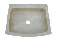 Travertin Classique Beige Evier 80x70 cm