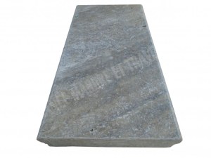 Travertin Silver Couvertine Sortant 30,5x61 cm