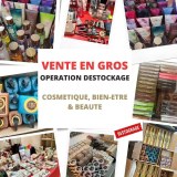 Déstockage produits bien-être, beauté, cosmétiques